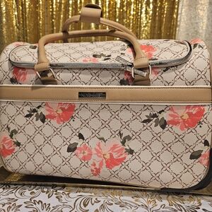 COPY - Nine West Duffle Bag Luggage Travel Bag With Rolling Wheels & Pull Handle